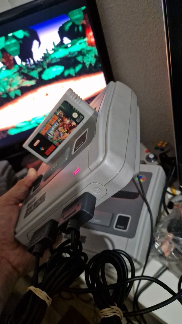 Super Nintendo SNES + Donkey Kong