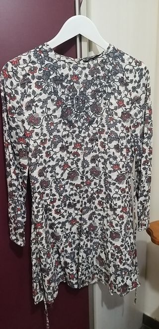 Vestido floral boho chic