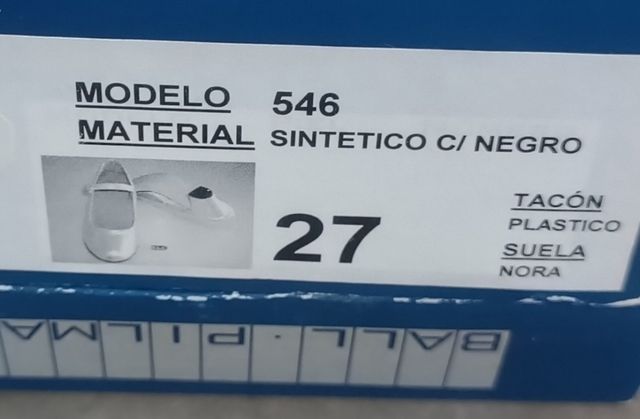 Zapatos baile niña tacón