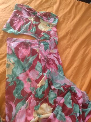 Conjunto playa - Top y falda