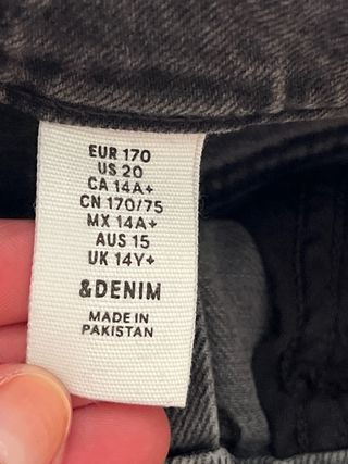 Falda vaquera gris