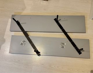 Estanterías pared IKEA grises - 2uds