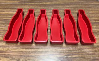 6 Moldes de plástico de Coca-Cola