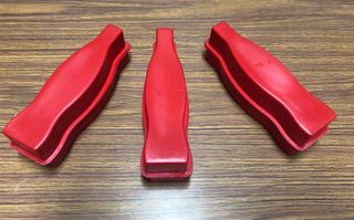 6 Moldes de plástico de Coca-Cola