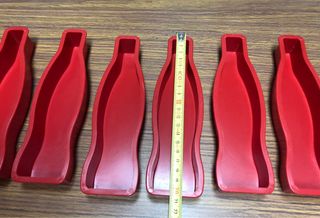 6 Moldes de plástico de Coca-Cola