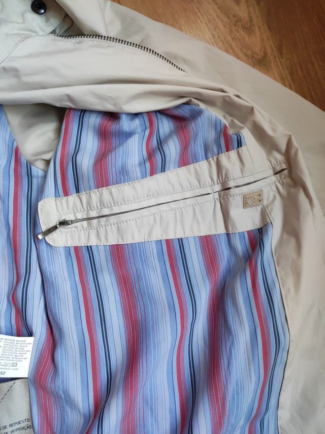 Chaqueta beige hombre