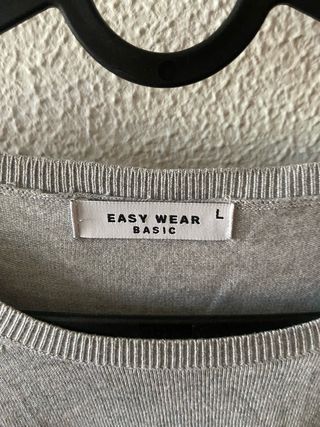Jersey gris Easy Wear - Talla L