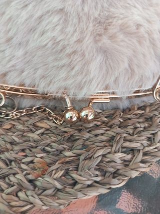 Bolso de Pelo Beige