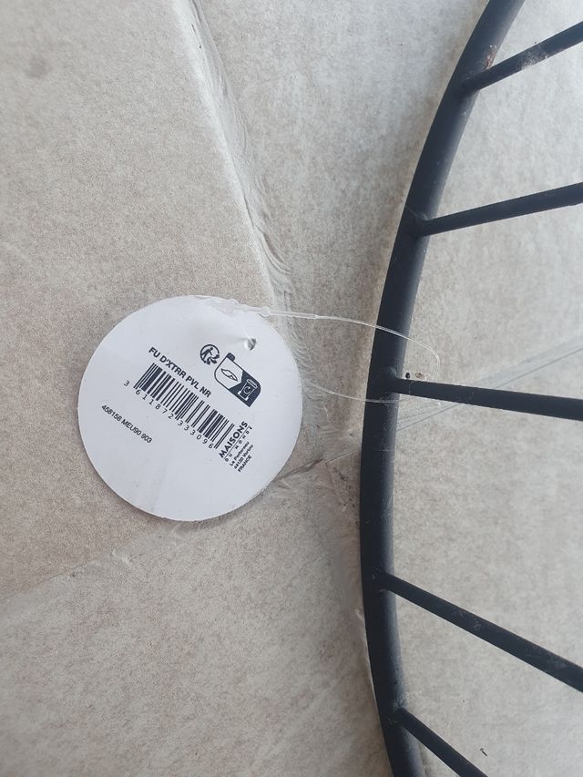 Brasero exterior metal negro