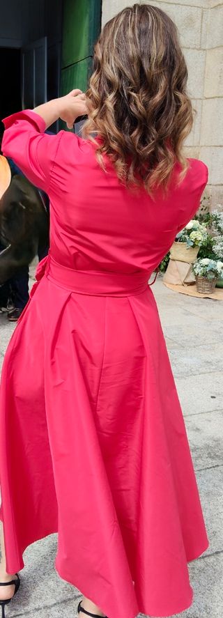 Vestido rojo Carla Ruiz - Fiesta