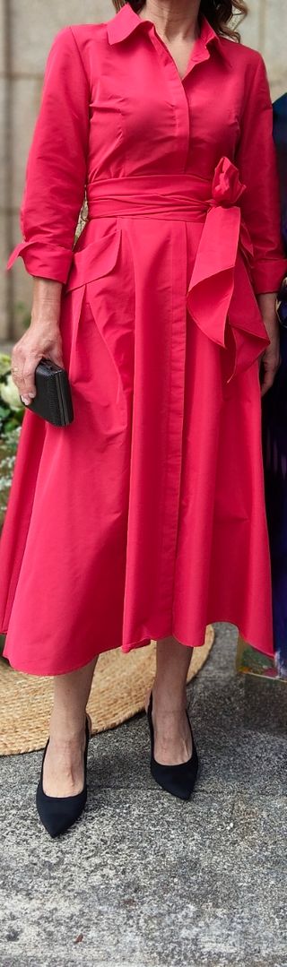 Vestido rojo Carla Ruiz - Fiesta