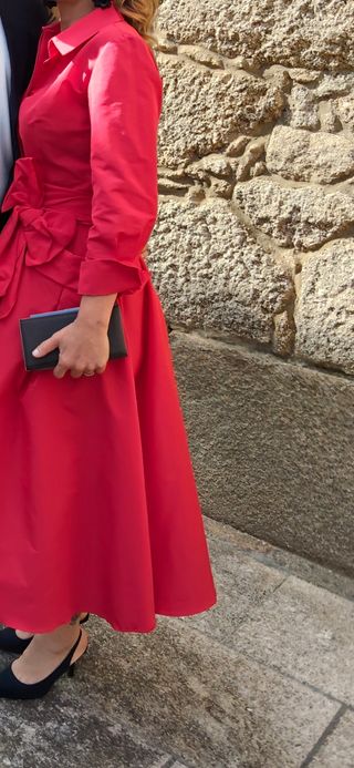 Vestido rojo Carla Ruiz - Fiesta
