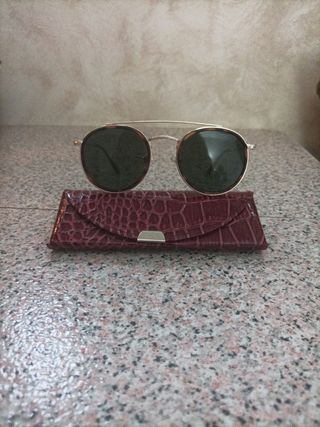 Gafas sol vintage doradas