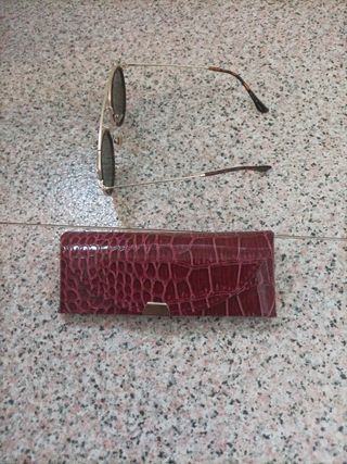 Gafas sol vintage doradas