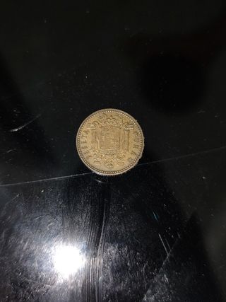 Moneda 1 Peseta Franco 1963