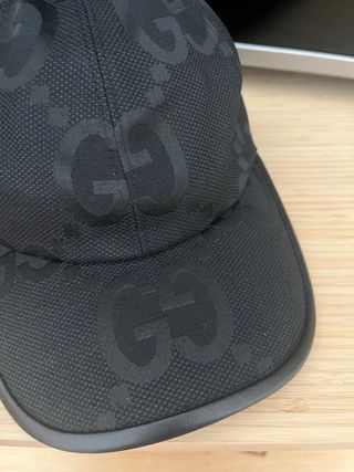 Gorra Gucci negra GG
