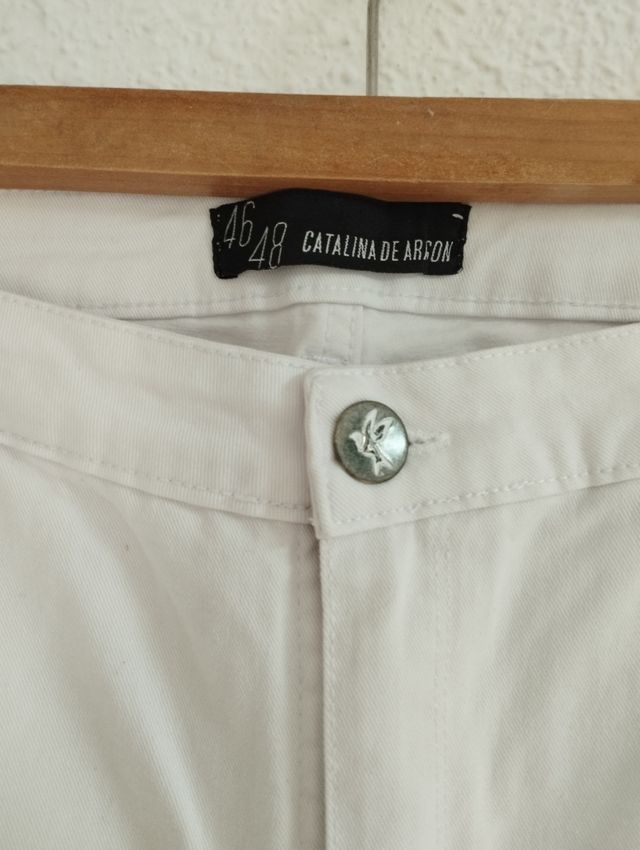 Conjunto verano blanco y negro talla S