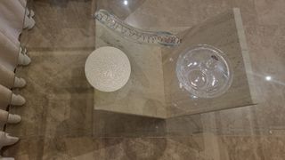 Mesa centro mármol beige