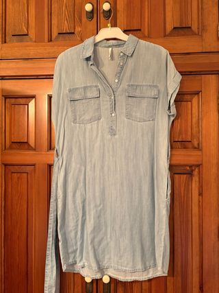 Vestido vaquero corto