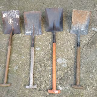 4 Palas usadas jardinería