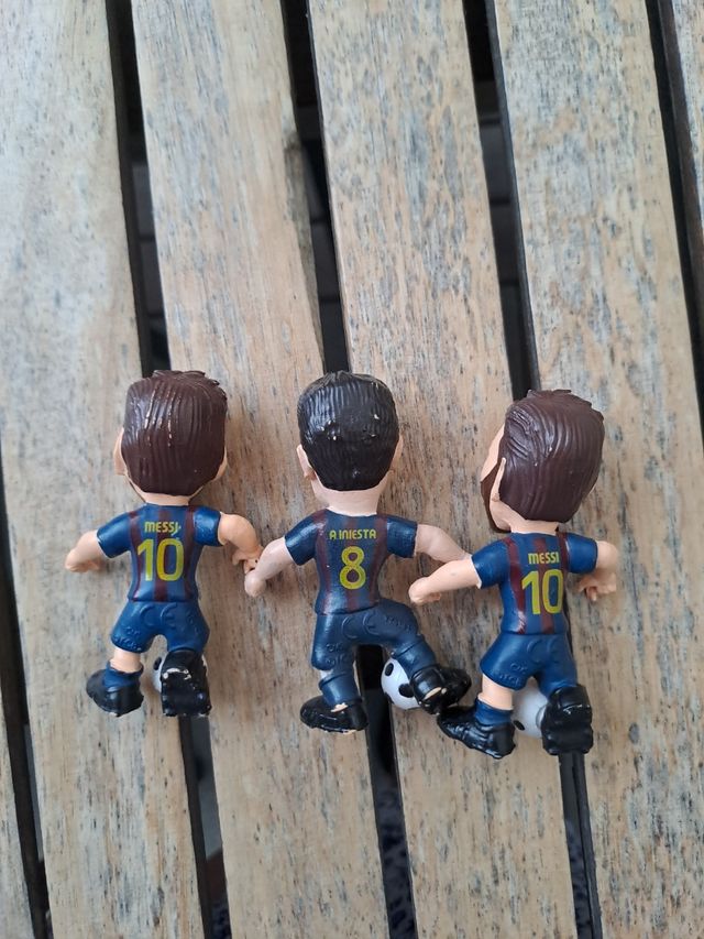 3 Figuras FC Barcelona - Messi & Iniesta