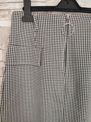 Mini Falda vichy Blanco&Negro