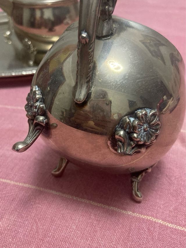 Juego té árabe - Tetera, azucarero y lechera