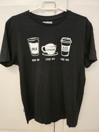 Camiseta café - Talla M