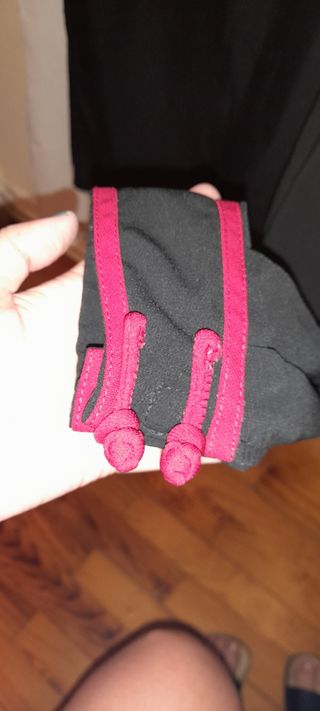 Traje Taichi L - Negro/Rojo