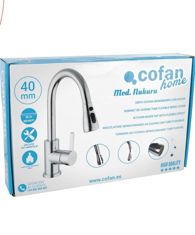 Grifo Cocina Cofan Nukuru 40mm