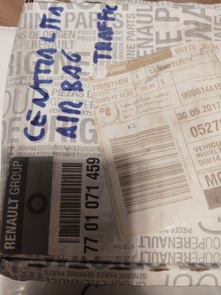 Centralita airbag, pretensor y cableado Traffic