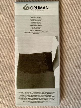 Orliman BE-245 - Faja Abdominal Postoperatoria. T2
