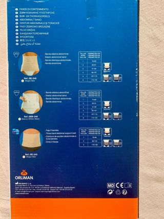 Orliman BE-245 - Faja Abdominal Postoperatoria. T2