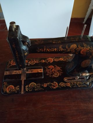 Máquina coser Singer antigua