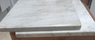 Dos piezas de mármol -