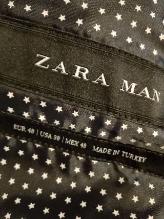 Traje Zara Man azul marino