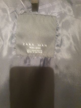 Gabardina corta de hombre