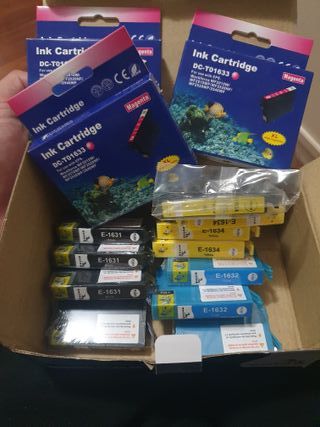 14 Cartucce Epson nuove giallo magenta nero ciano