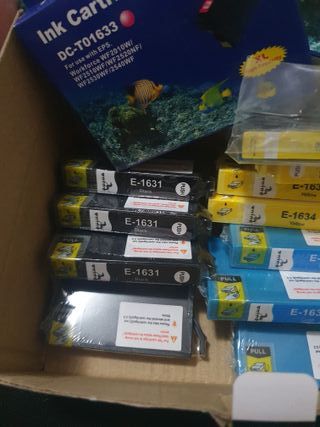 14 Cartucce Epson nuove giallo magenta nero ciano