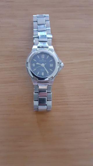 Edox Delfin Reloj Mujer Azul Plata