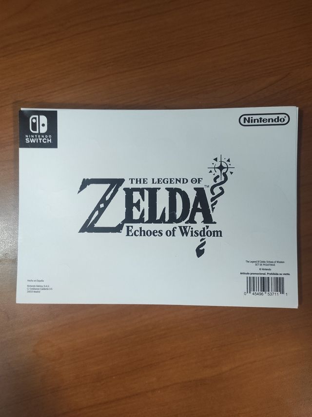 Pegatinas Zelda Echoes of Wisdom