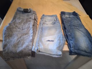 Shorts vaqueros niño - 3 unidades,talla 11-12