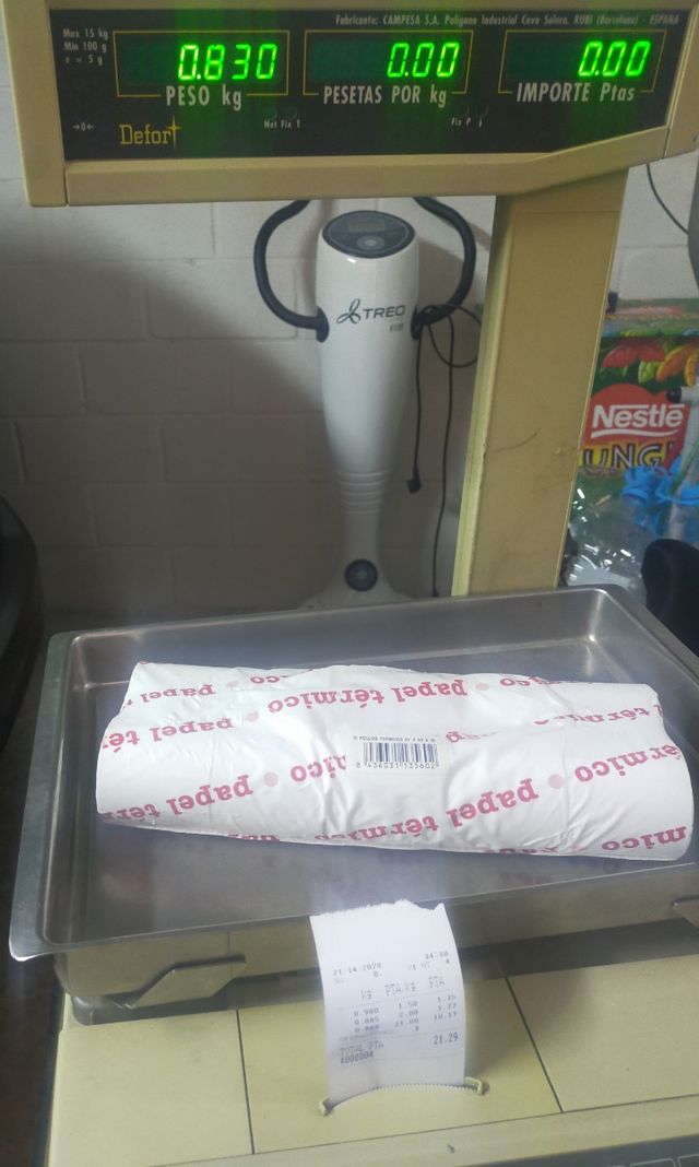 Báscula comercial vintage