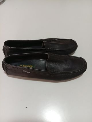 Mocasin de piel para hombre
