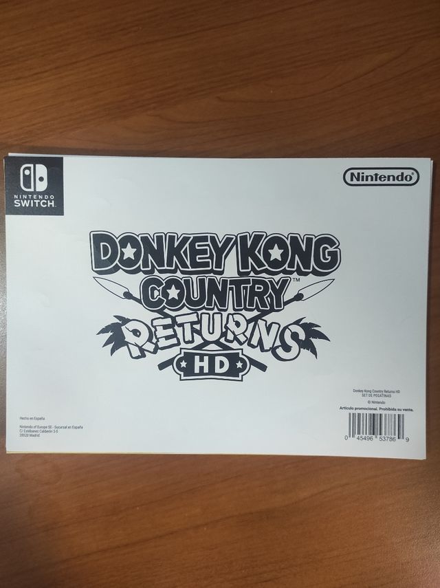 Pegatinas Donkey Kong Country Returns HD