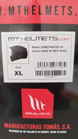 Casco MT TR902XSV Streetfighter