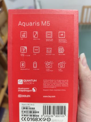 MÓVIL PARA REPUESTOS. bq Aquaris M5