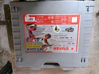 Taladro percutor + atornillador Stayer 18V