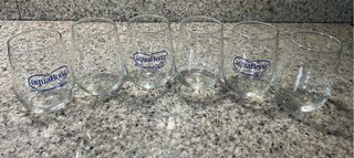 6 Vasos Aqua Bona - Cristales