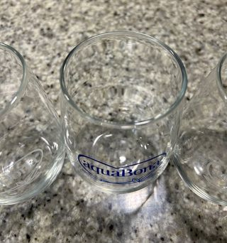 6 Vasos Aqua Bona - Cristales